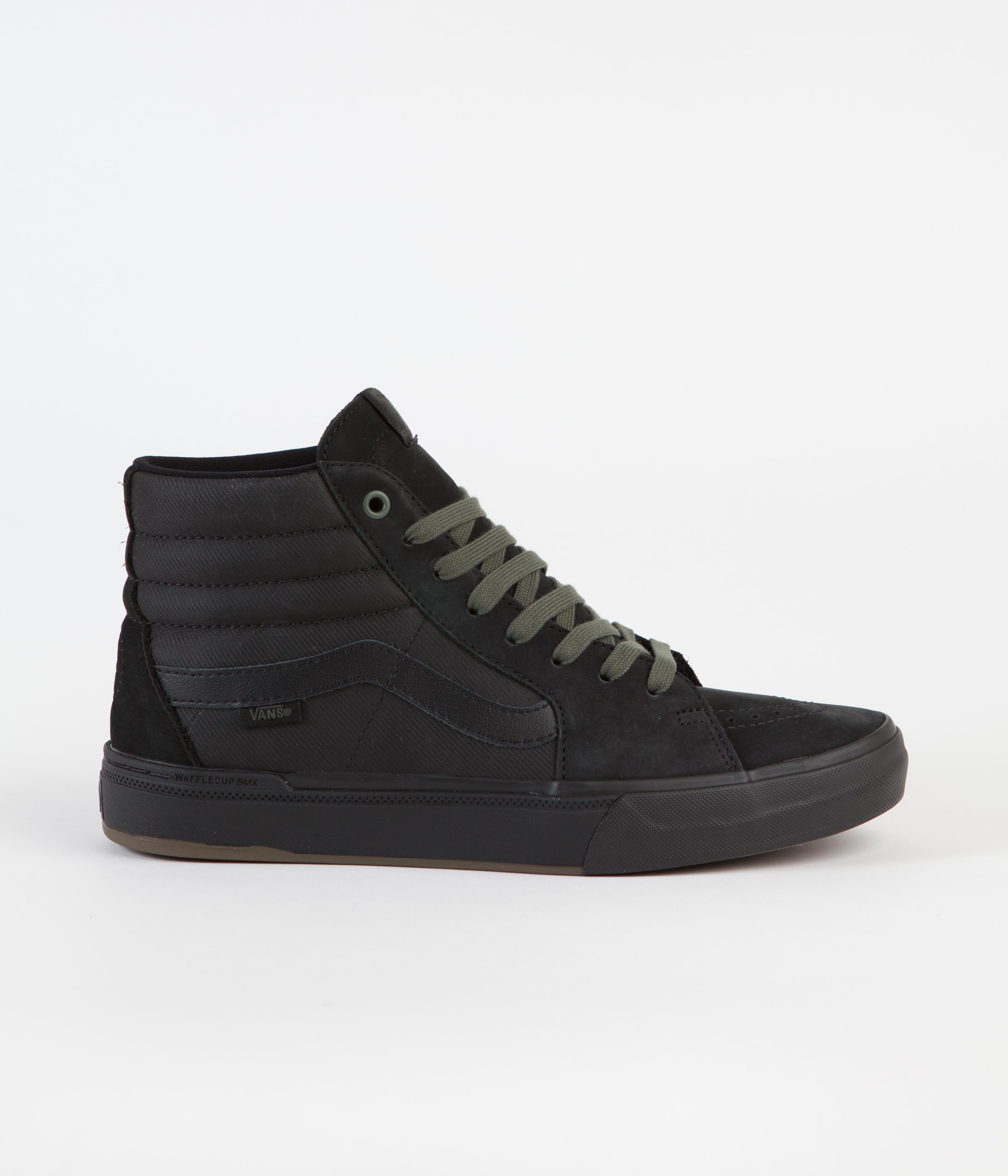 vans sk8 hi black slim