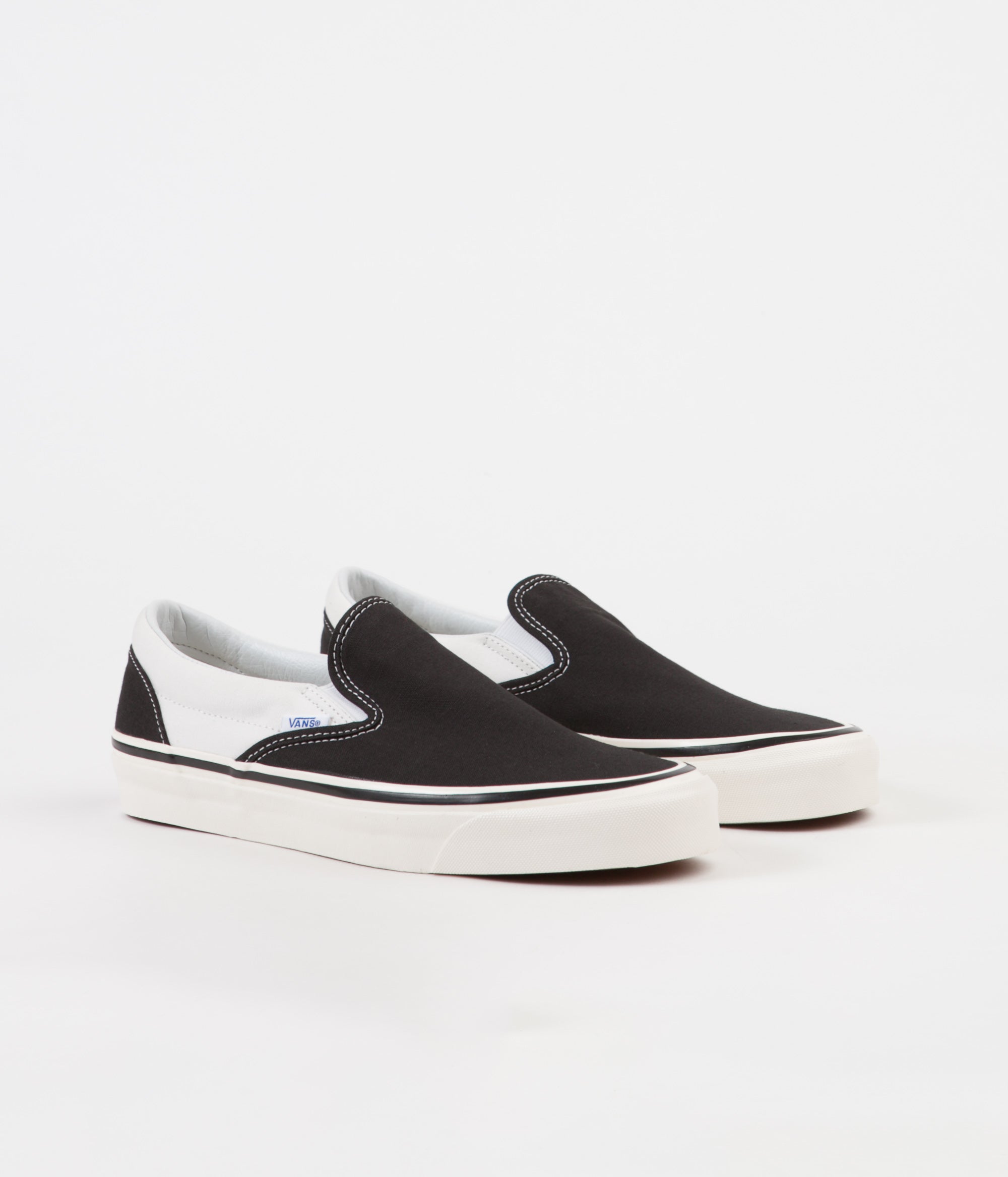 Vans Classic Slip-On 98 DX Anaheim Factory Shoes - Black / White | Flatspot