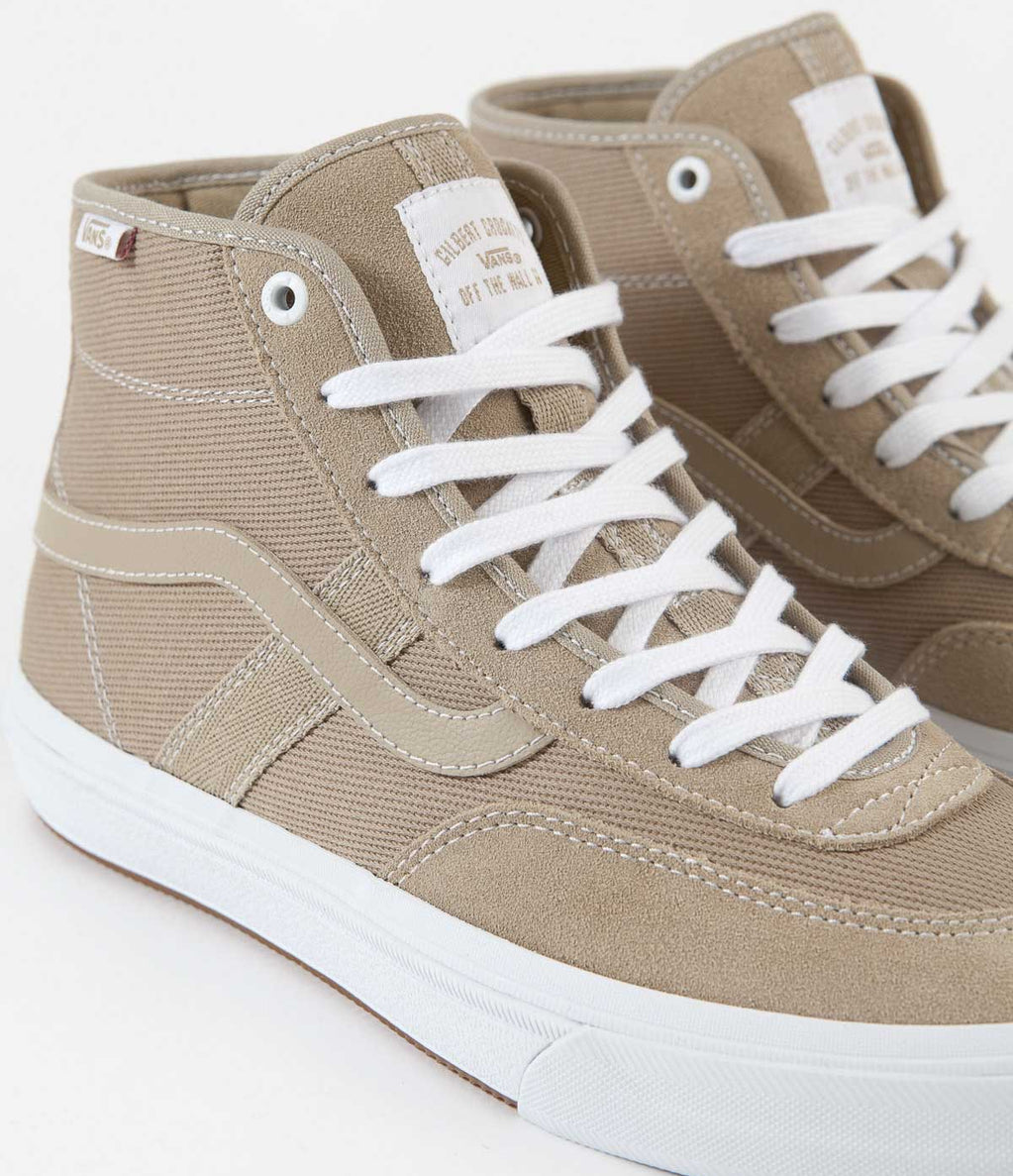 Vans Crockett High Pro Shoes - Incense / White | Flatspot