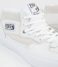 bekymre Midler Fortløbende Vans Half Cab Pro Shoes - (Leather) White | Flatspot