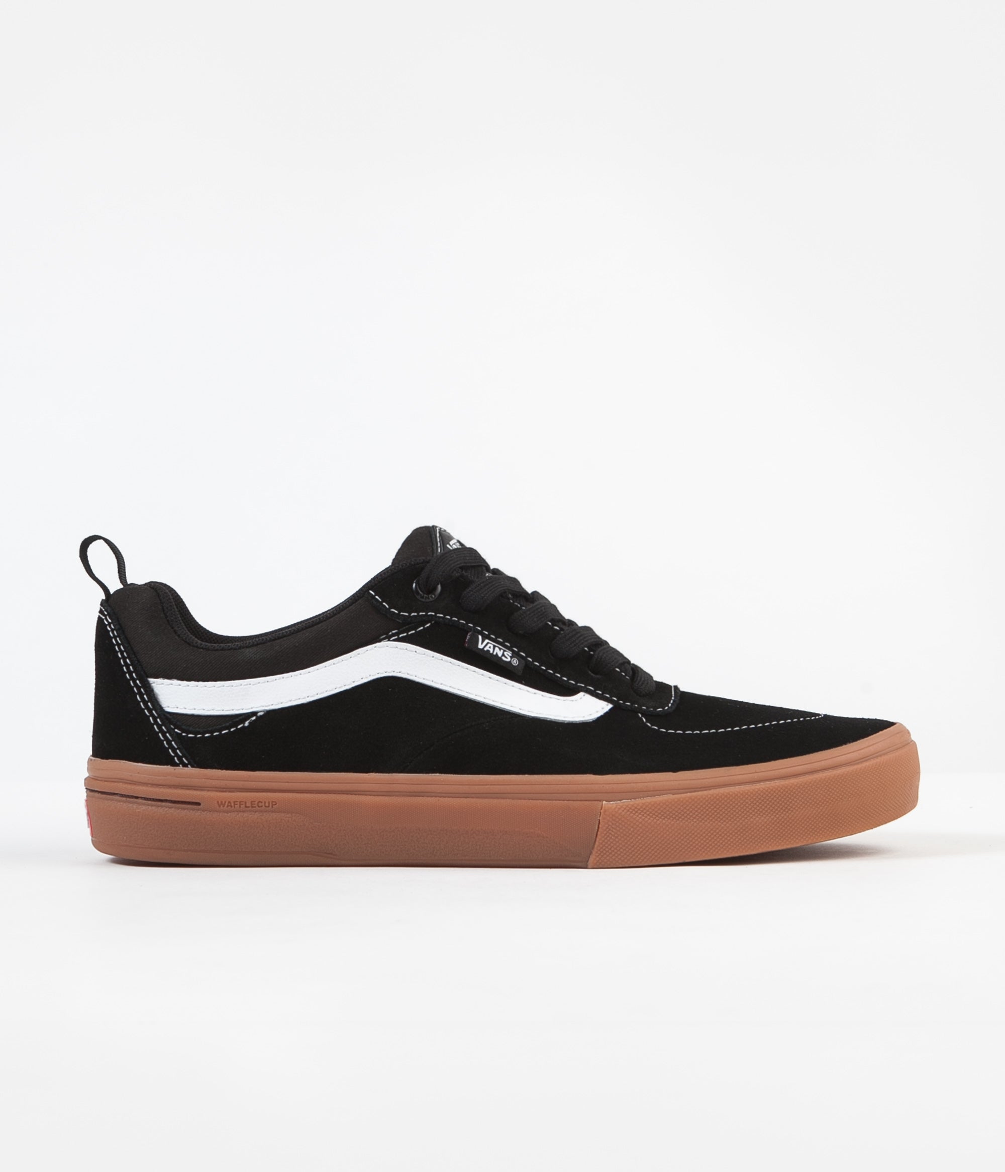 vans kyle walker pro black and gum skate shoes