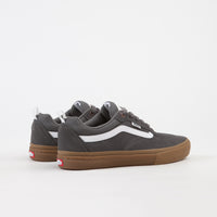 vans walker pro pewter & gum skate shoes