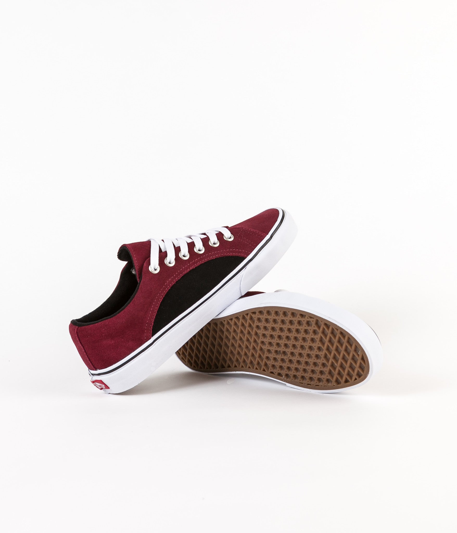 Vans Lampin 2-Tone Suede Shoes - Port Royale / Black | Flatspot