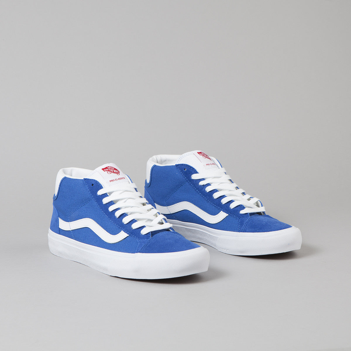 Vans 50th Mid Skool Pro 79' Shoes - Blue / White | Flatspot