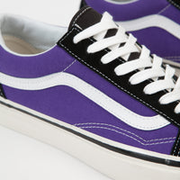 purple vans old school