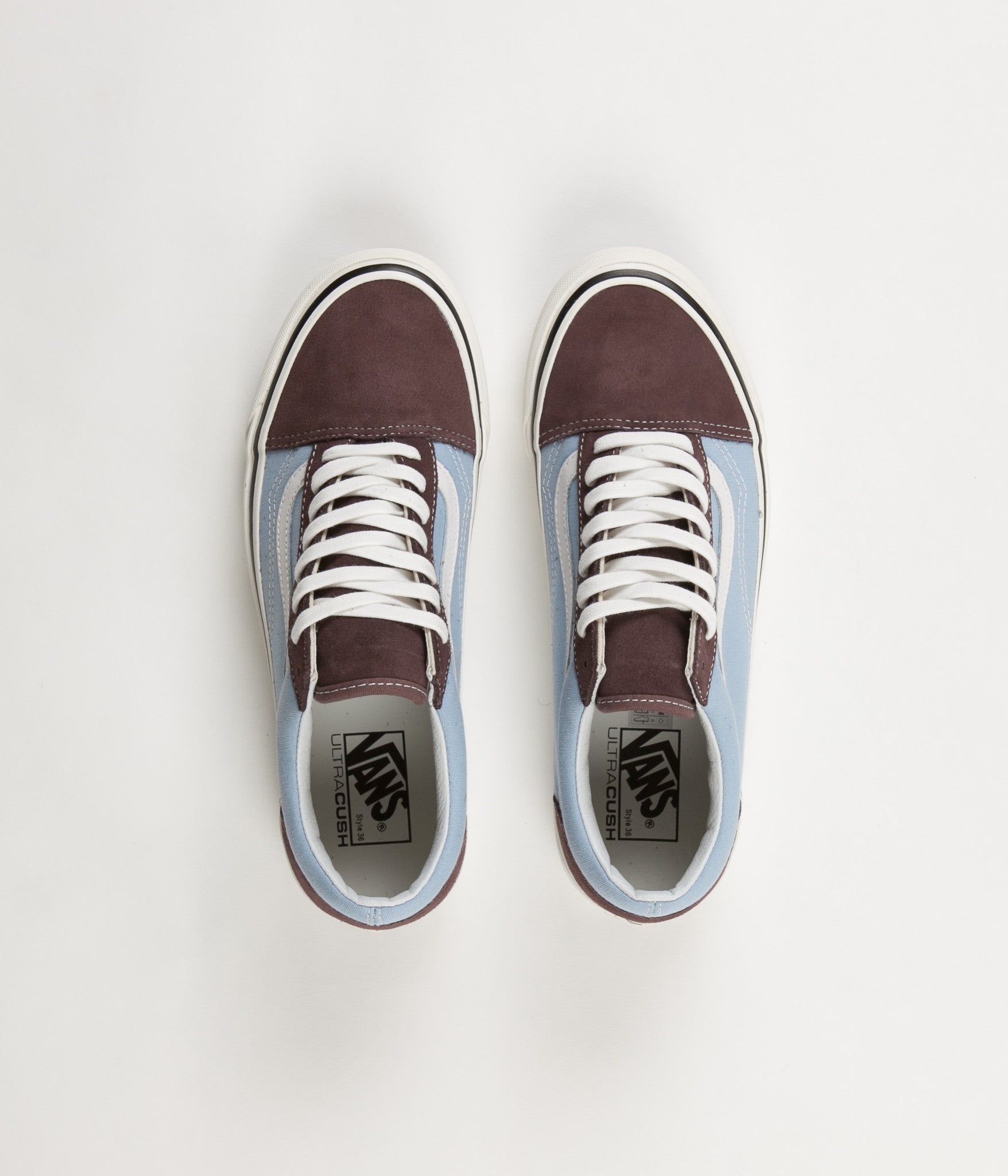 vans blue brown