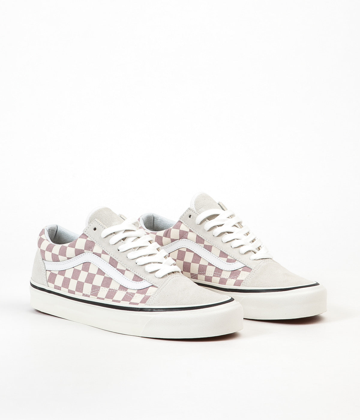 vans old skool 36 dx anaheim mauve checkerboard