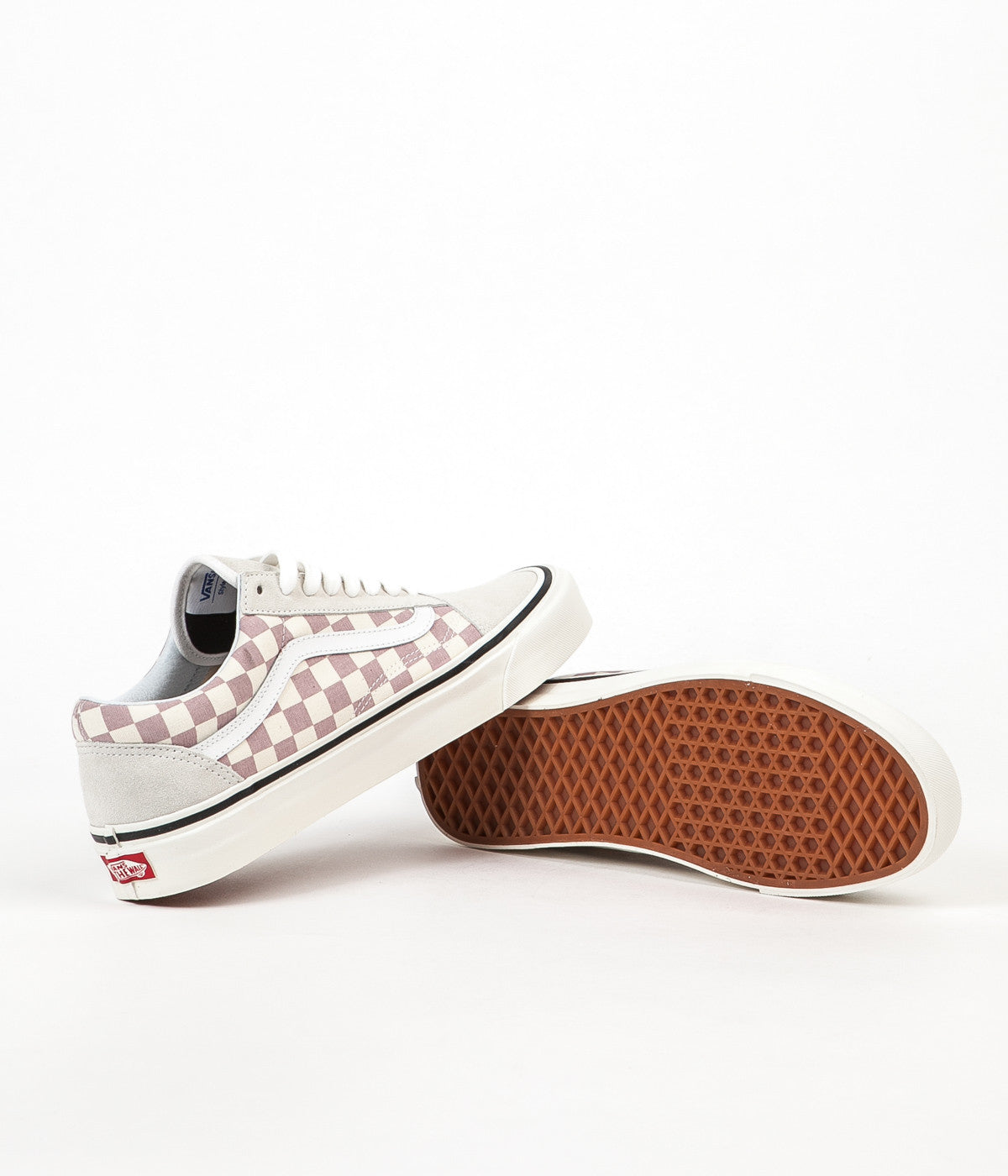 vans old skool 36 dx anaheim mauve checkerboard