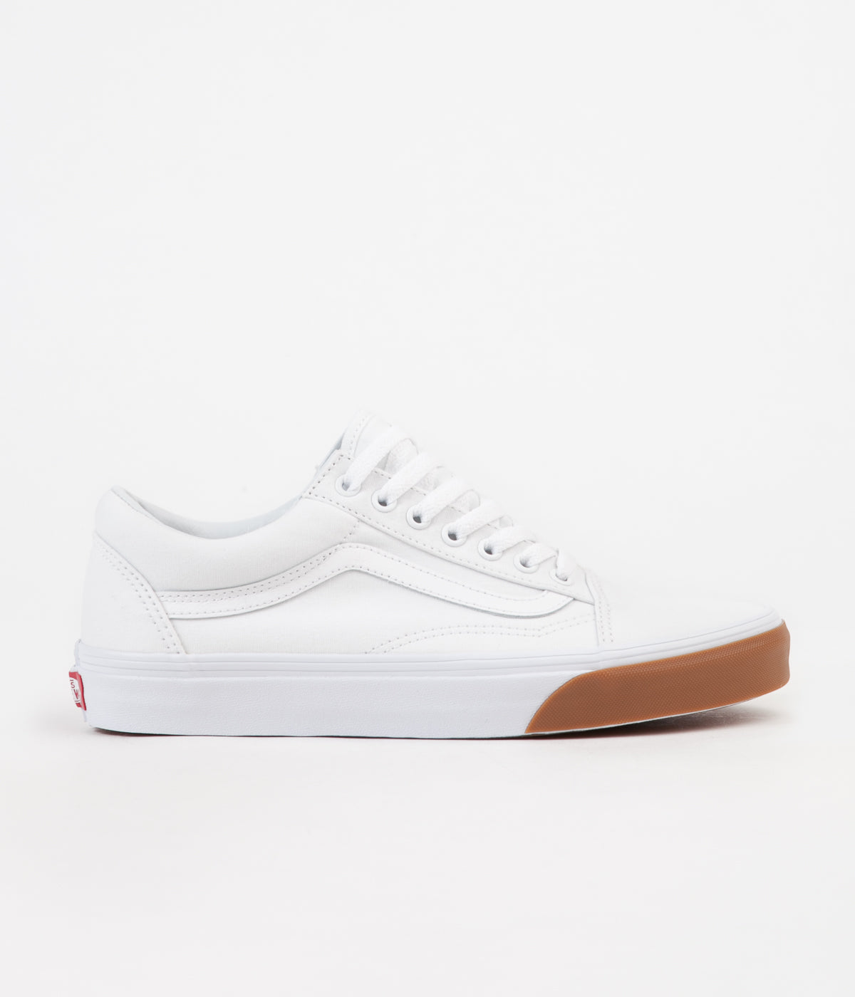 vans old skool white gum