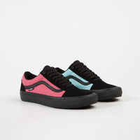 vans old skool pro asymmetry black rose