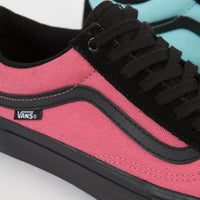 vans old skool pro asymmetry black rose