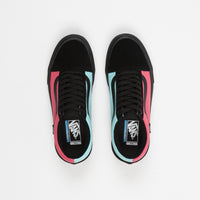 vans old skool pro asymmetry black rose