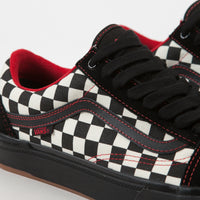 vans old skool peraza pro black checkerboard skate shoes