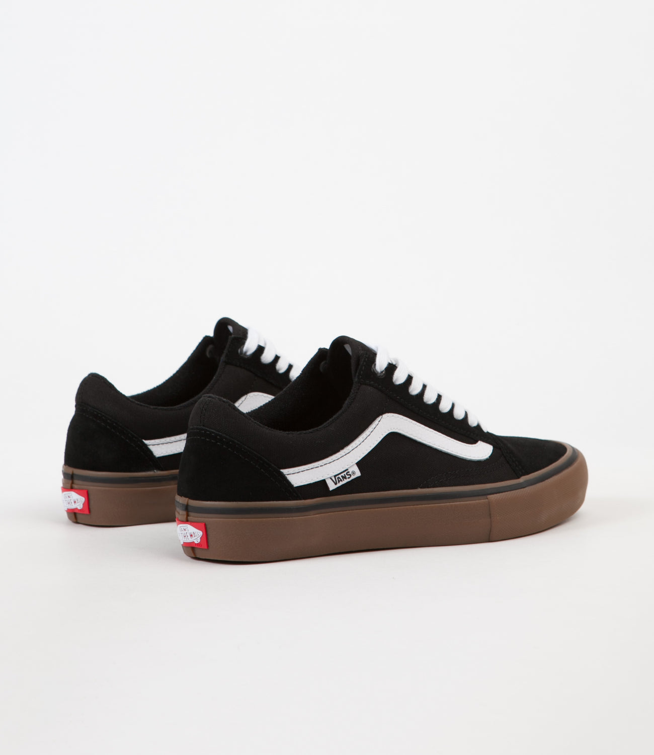 Matematisk aktivt legemliggøre Vans Old Skool Pro Shoes - Black / White / Medium Gum | Flatspot