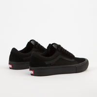 vans total black old skool