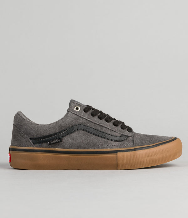 Vans Old Skool Pro Shoes - Grey / Black 