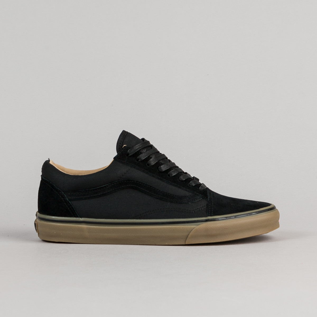 vans old skool reissue dx coated black medium gum