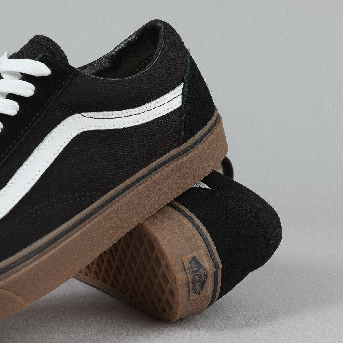 vans white and brown