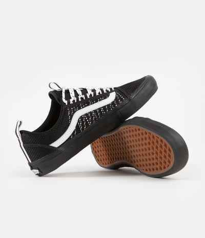 vans old skool pro shoes black gum