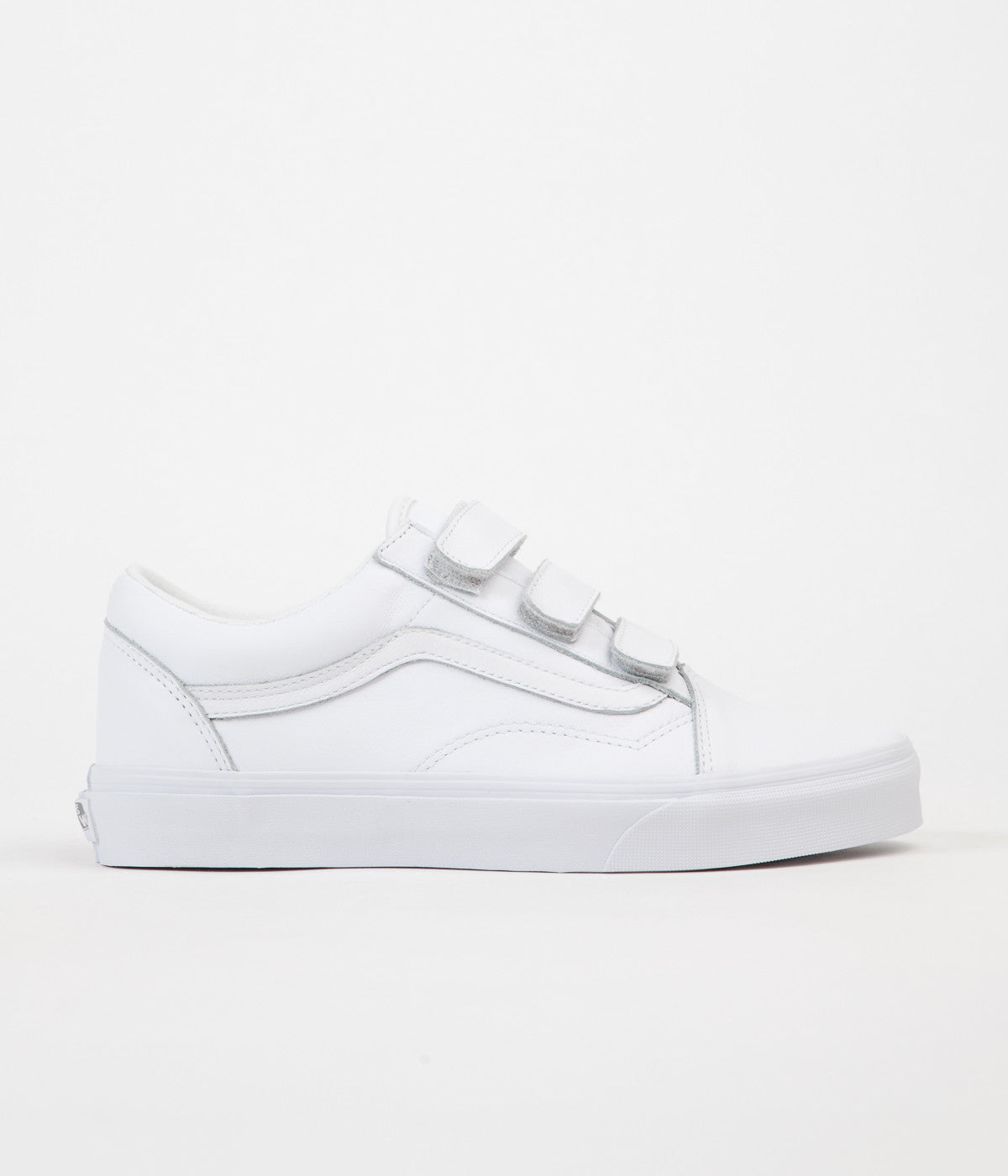 vans old skool true white leather