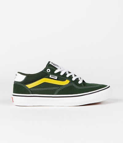 Vans Rowan Shoes - Dark Green / Yellow | Flatspot