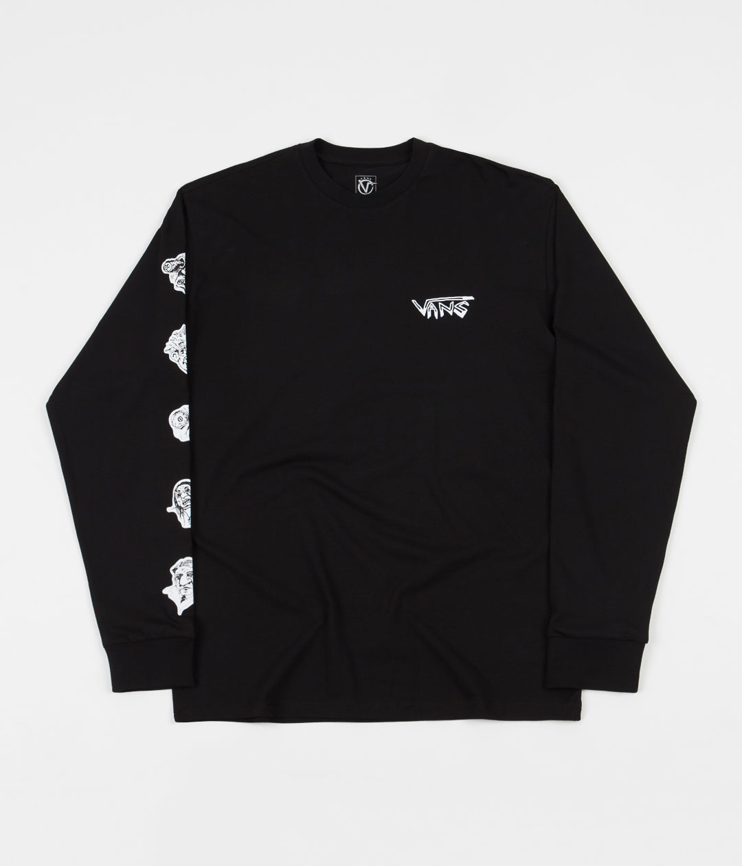 vans long sleeve black shirt