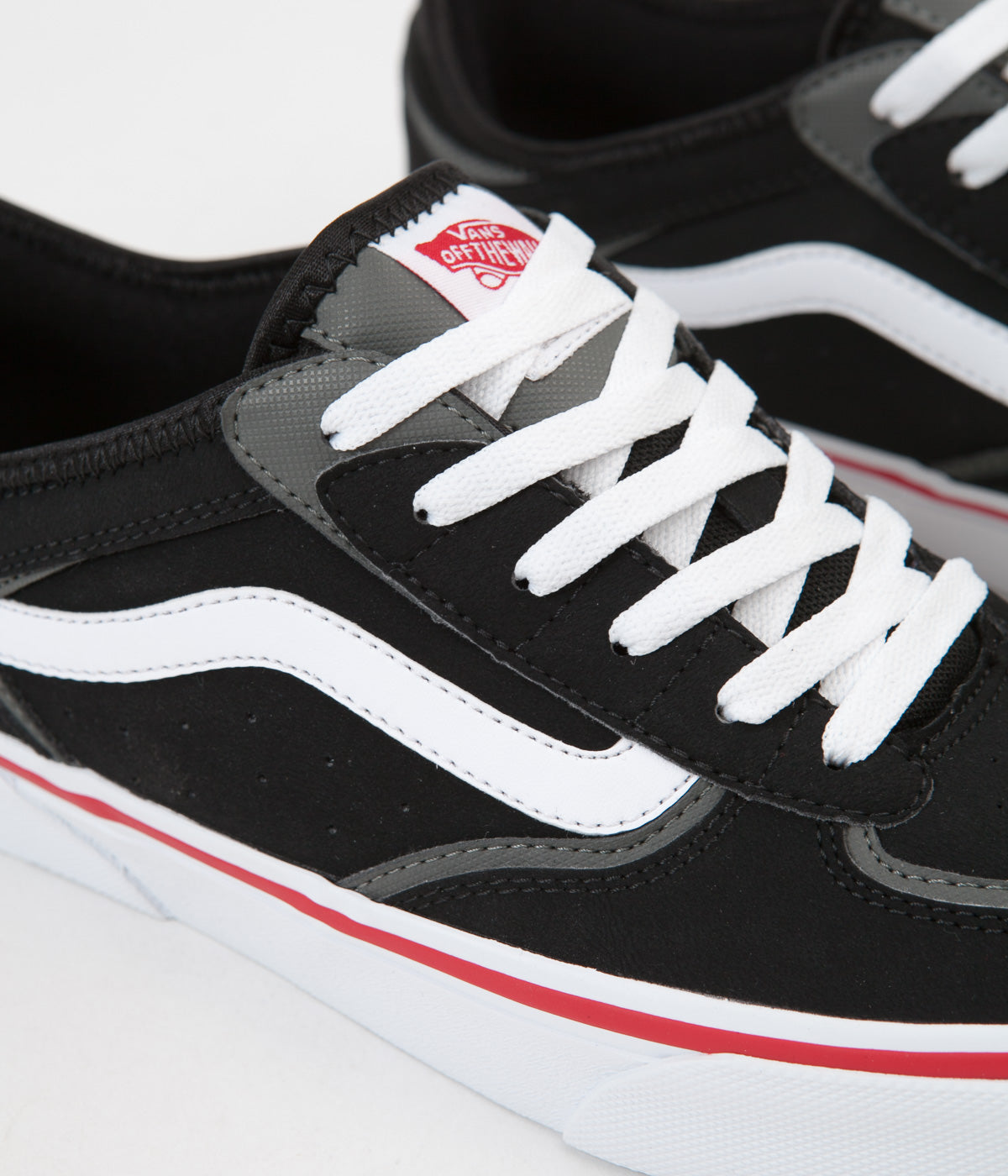 Vans Rowley Classic LX Shoes - Black / White / Red | Flatspot