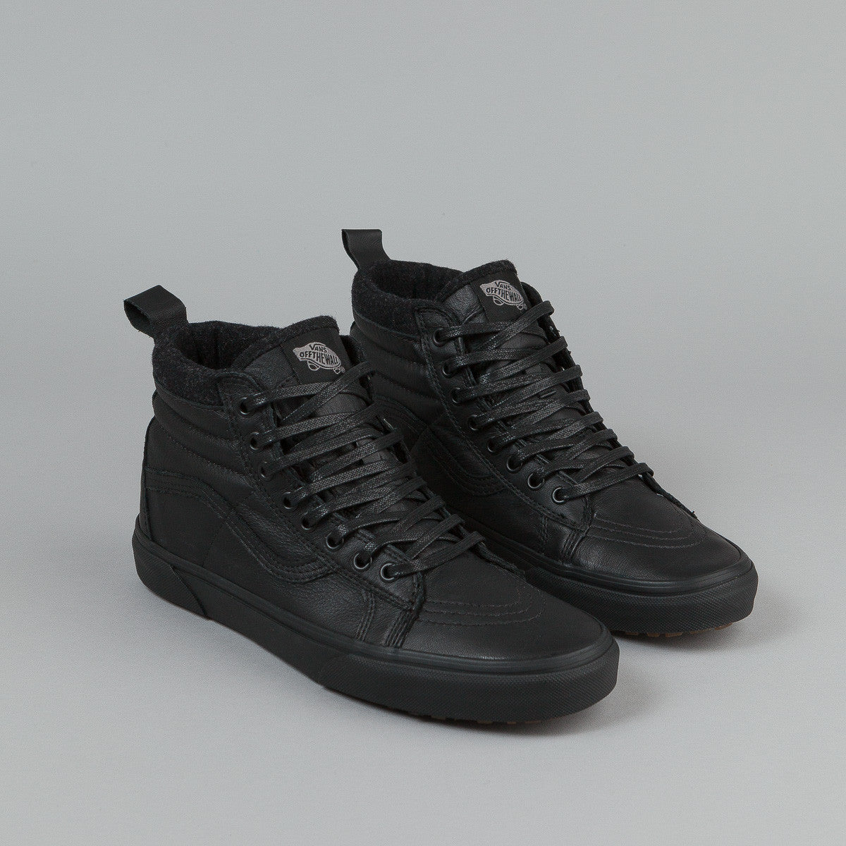 Vans Sk8-Hi MTE Shoes - Black / Leather | Flatspot