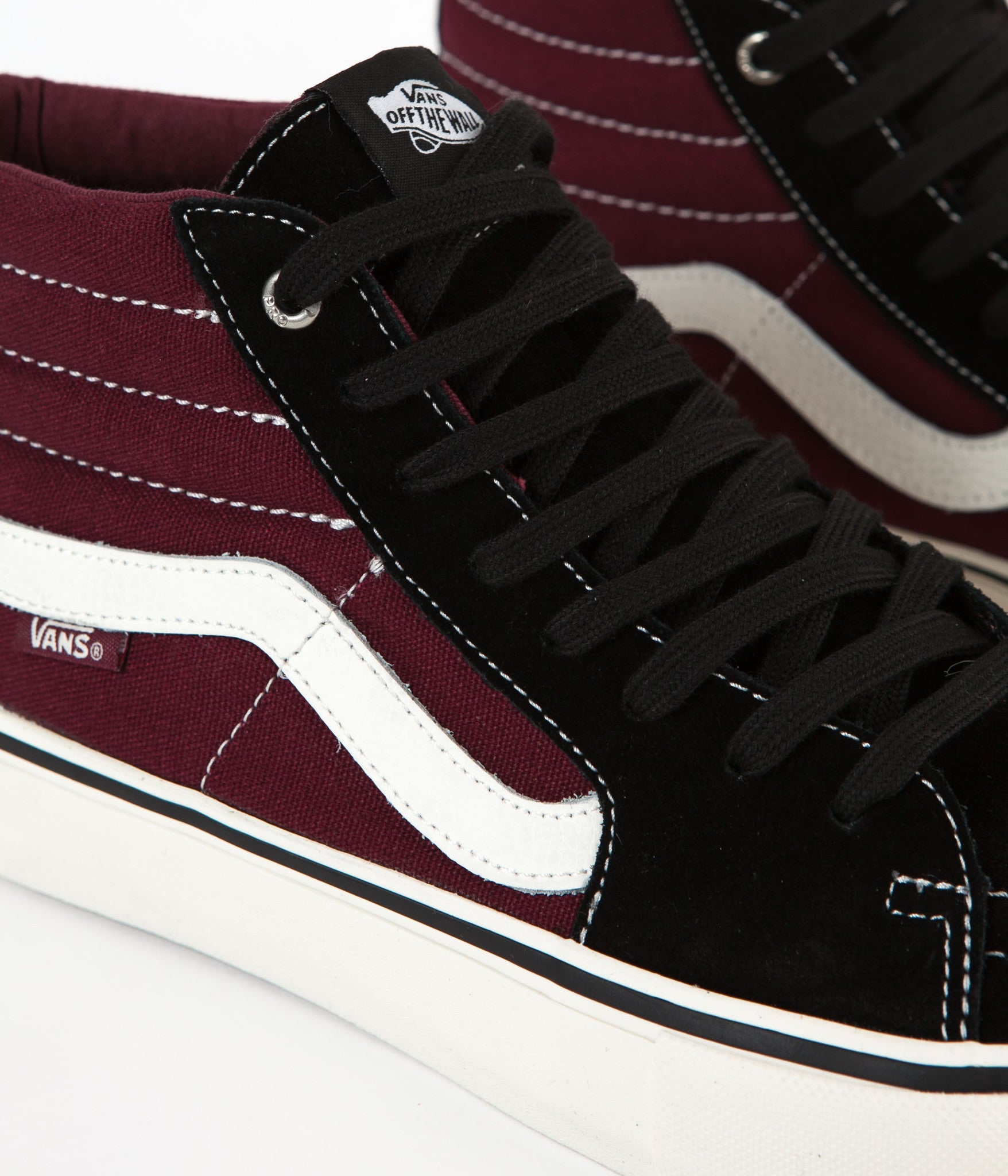 vans sk8 hi black port