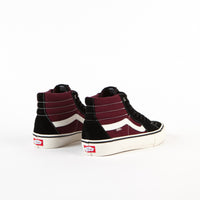 vans sk8 hi black port