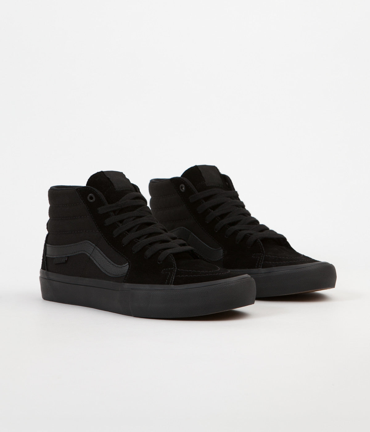 blackout vans high tops