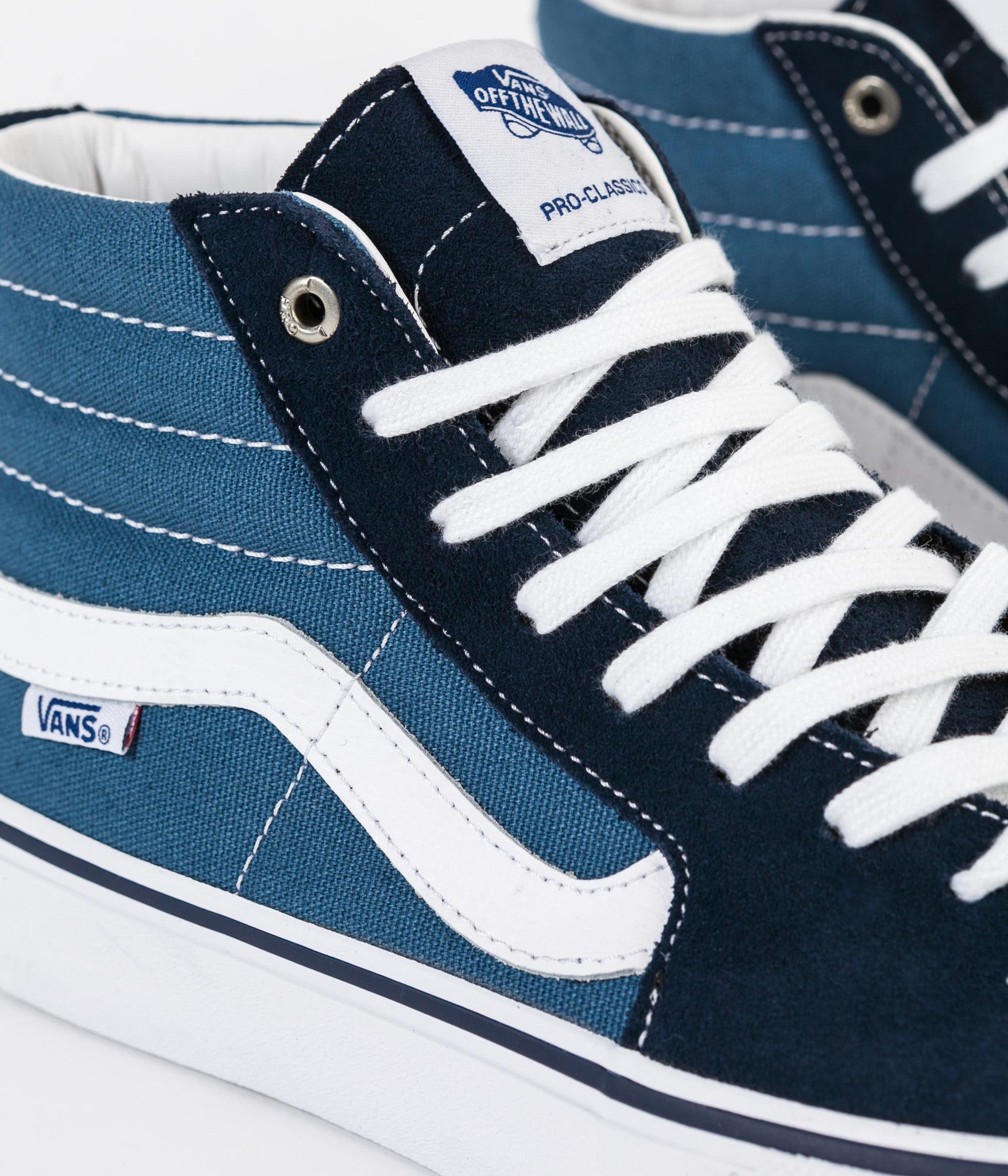 Vans Sk8-Hi Pro Shoes - Navy / Stv Navy | Flatspot