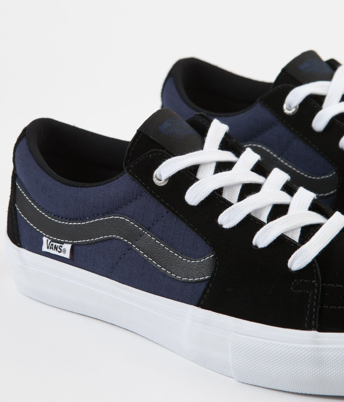 black vans thin sole