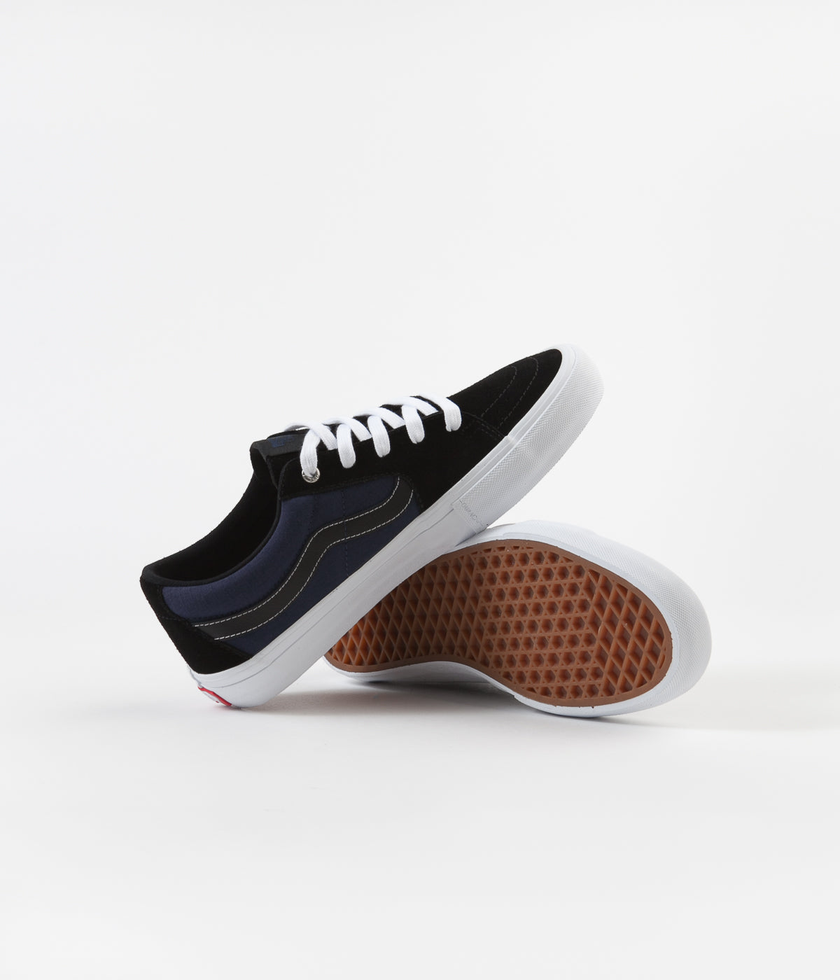 white vans with black outline