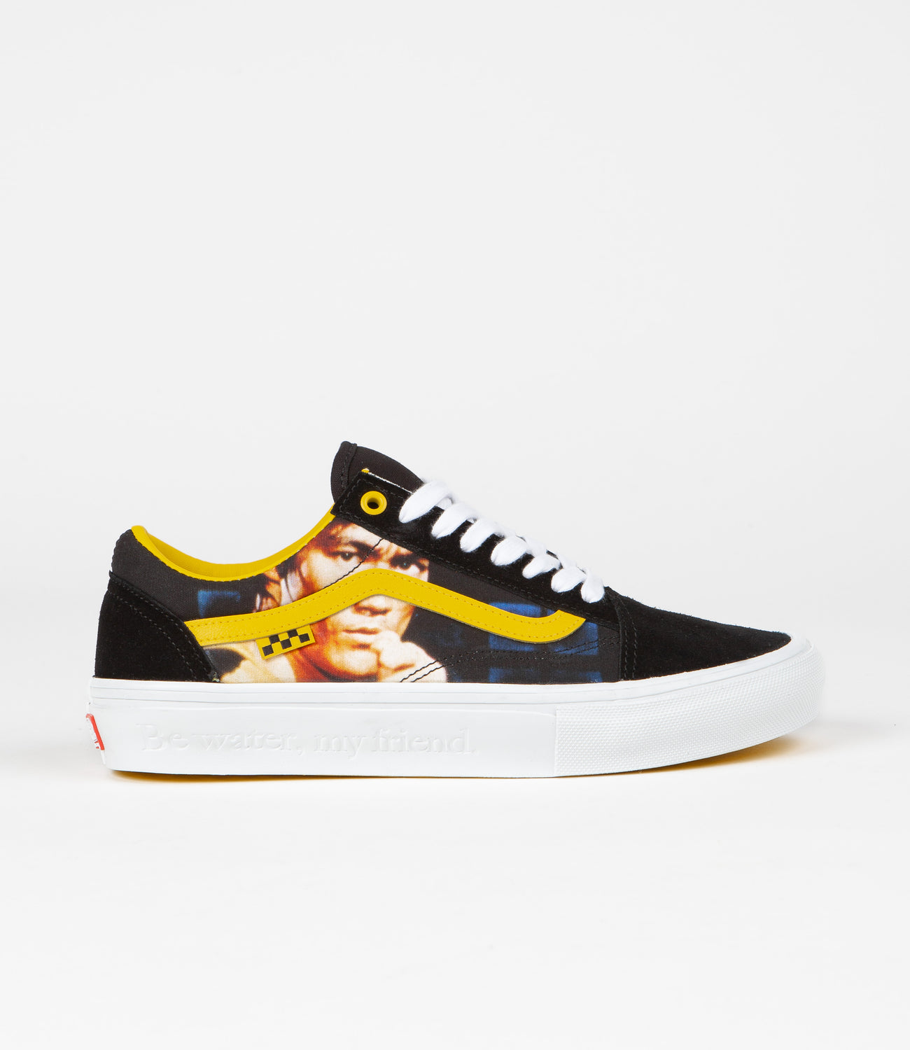 Vans Skate Old Skool Shoes - (Bruce Lee) Black / Yellow | Flatspot