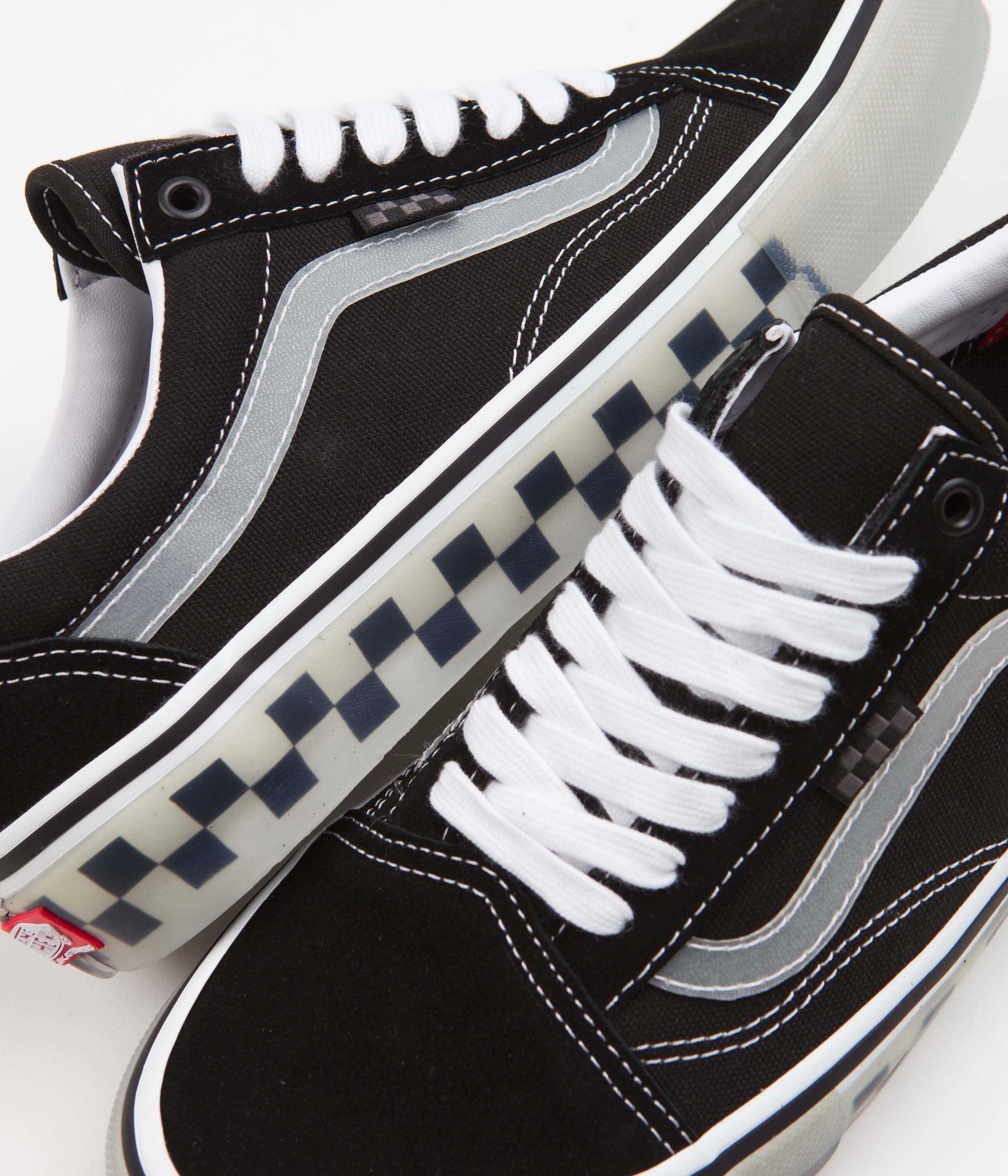 Vans Skate Old Skool Shoes - Translucent Rubber Black / Clear | Flatspot