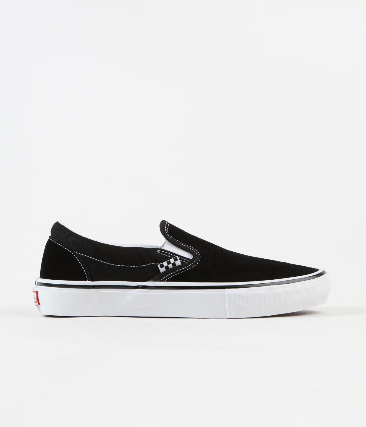 vans shoes slip on black