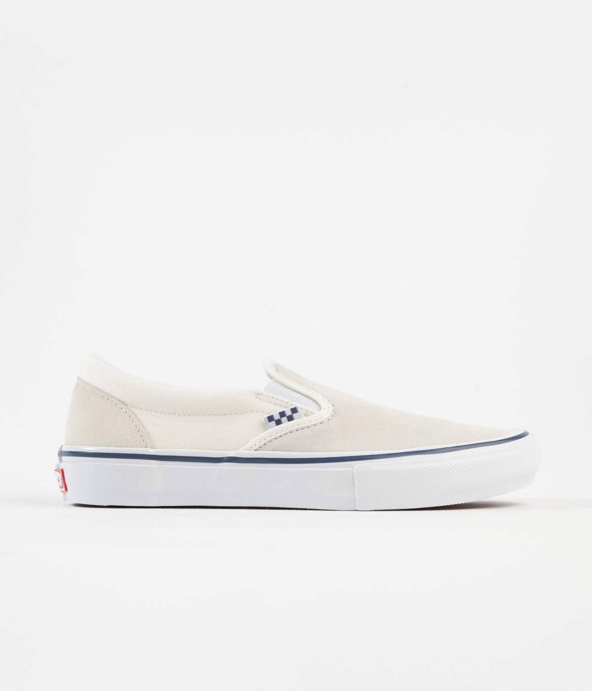 white laceless vans