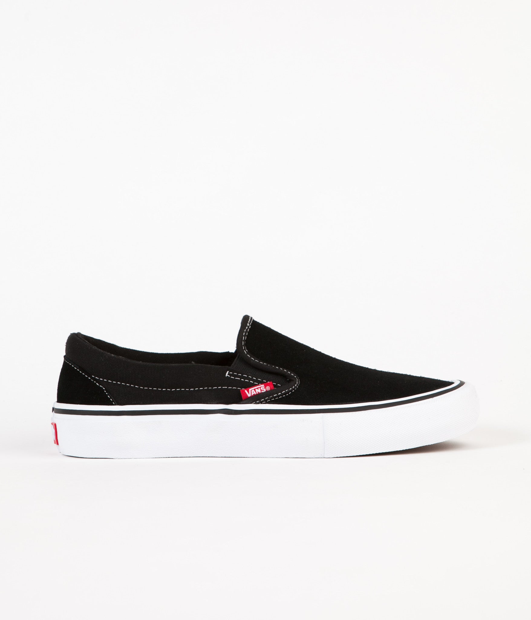 Vans Slip On Pro Shoes - Black / White / Gum | Flatspot