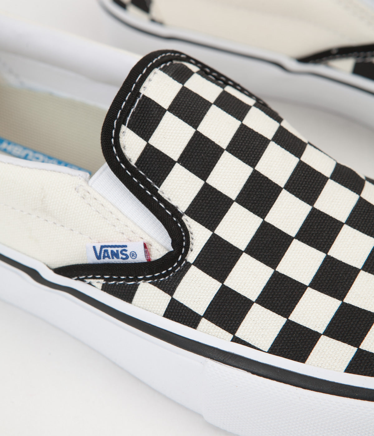 vans pro slip on checkerboard