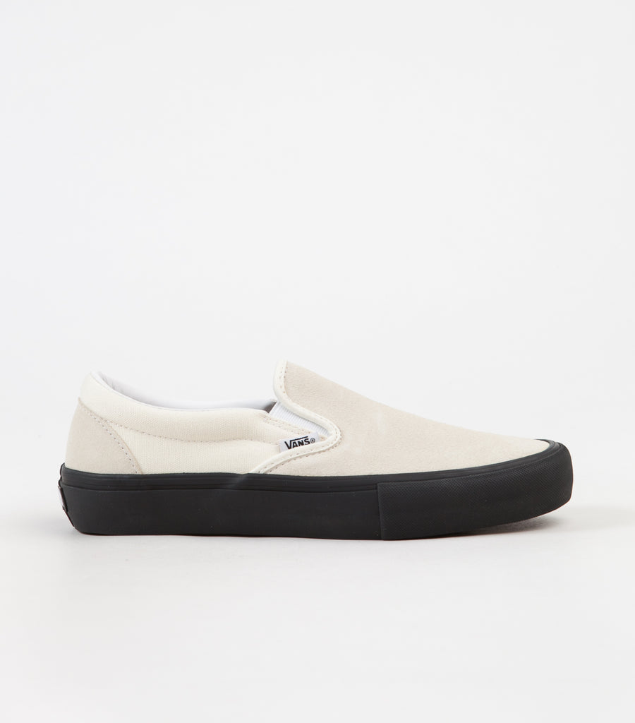 vans slip on pro black and white