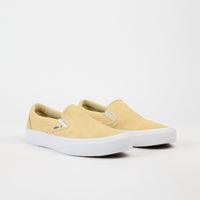 vans slip on pro shoes dusky citron