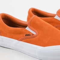 vans orange slip on