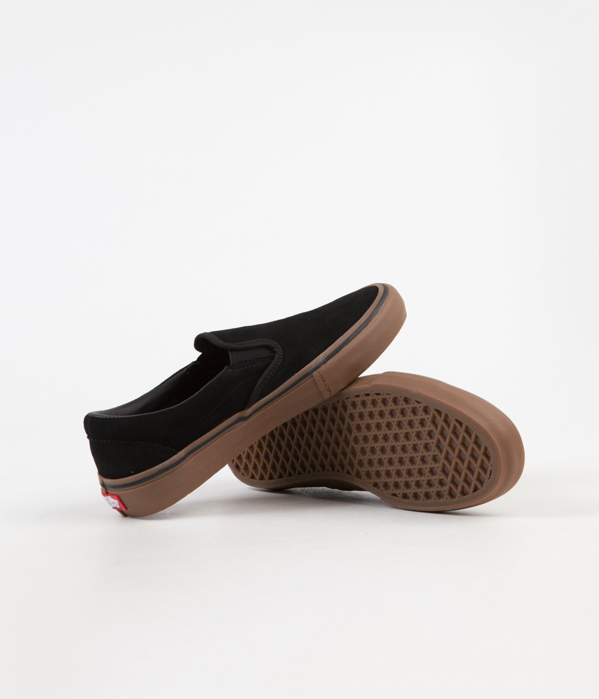 Vans Slip On Pro Shoes - (Rubber) Black 