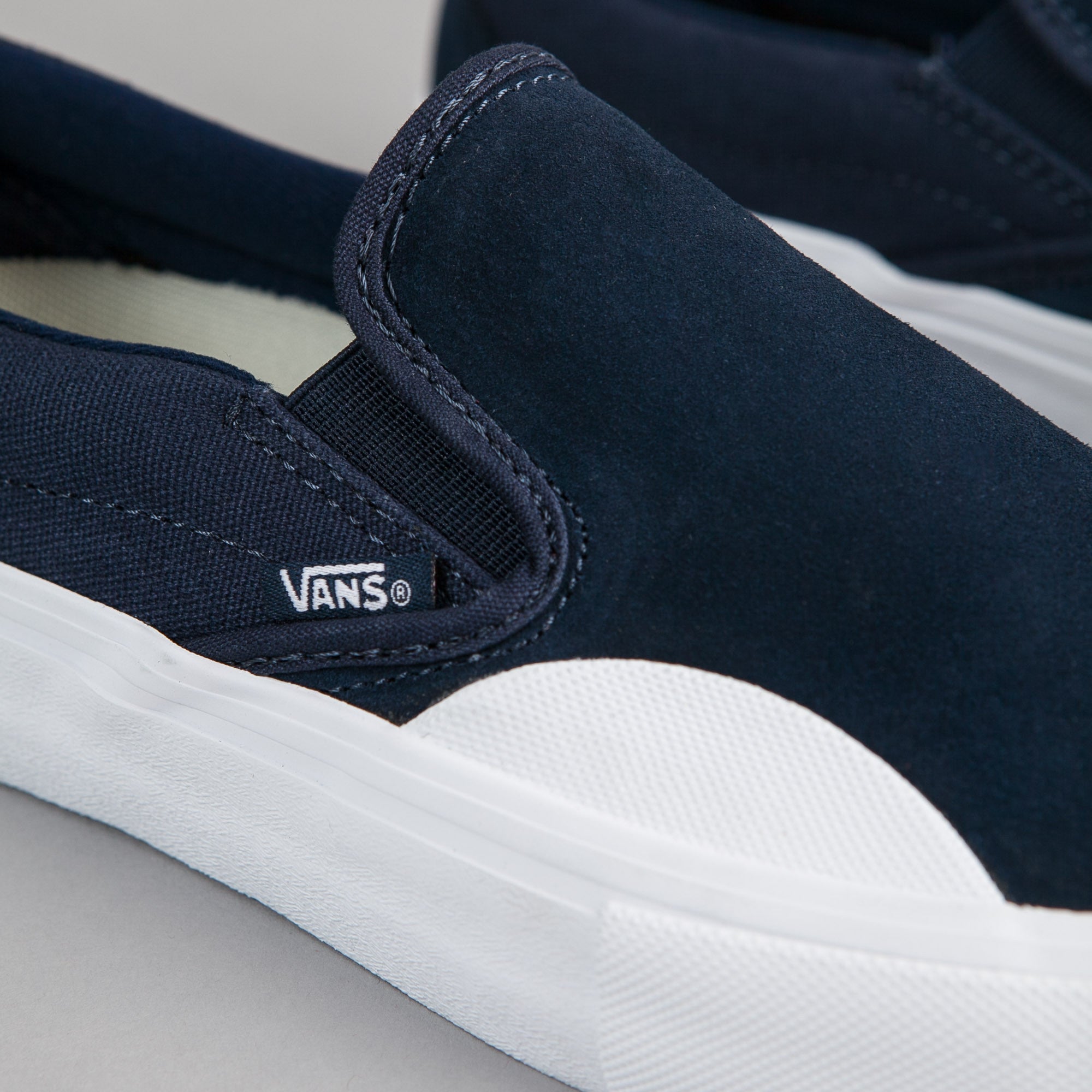 vans slip on pro rubber dress blue