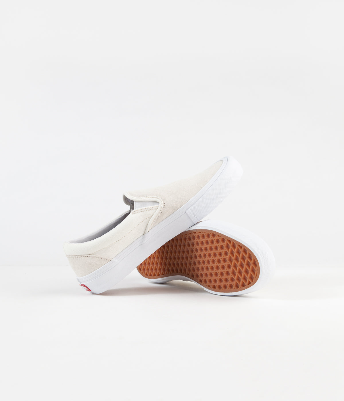 vans slip on pro rubber print marshmallow