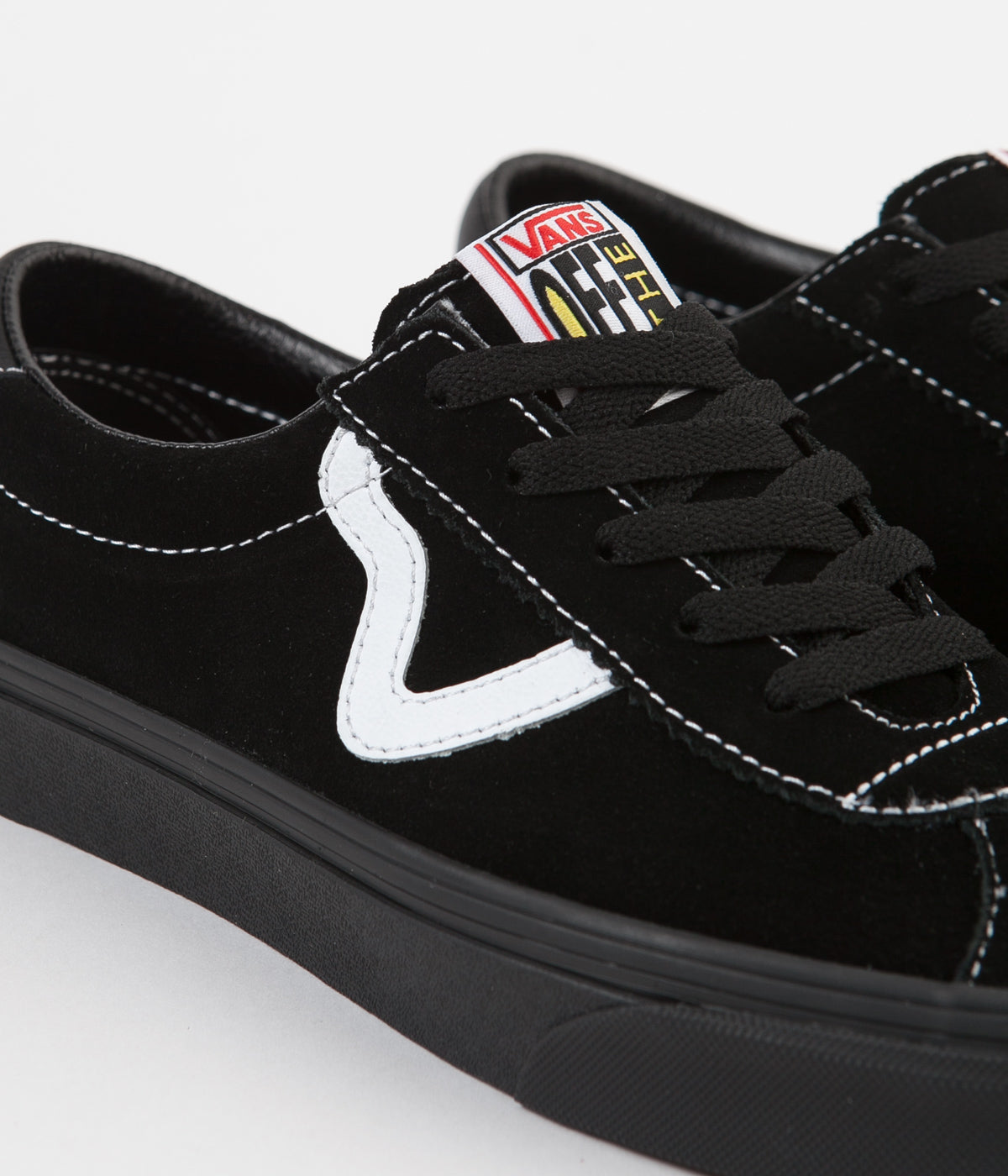 vans shoes full black