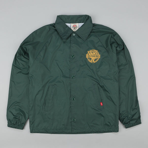 Vans X Anti Hero Coach Jacket - Pine Green | Flatspot