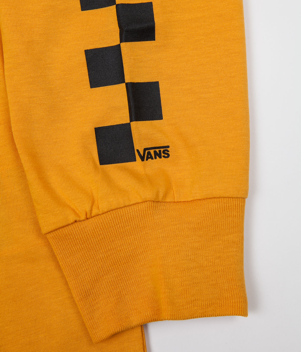 yellow checkerboard vans shirt