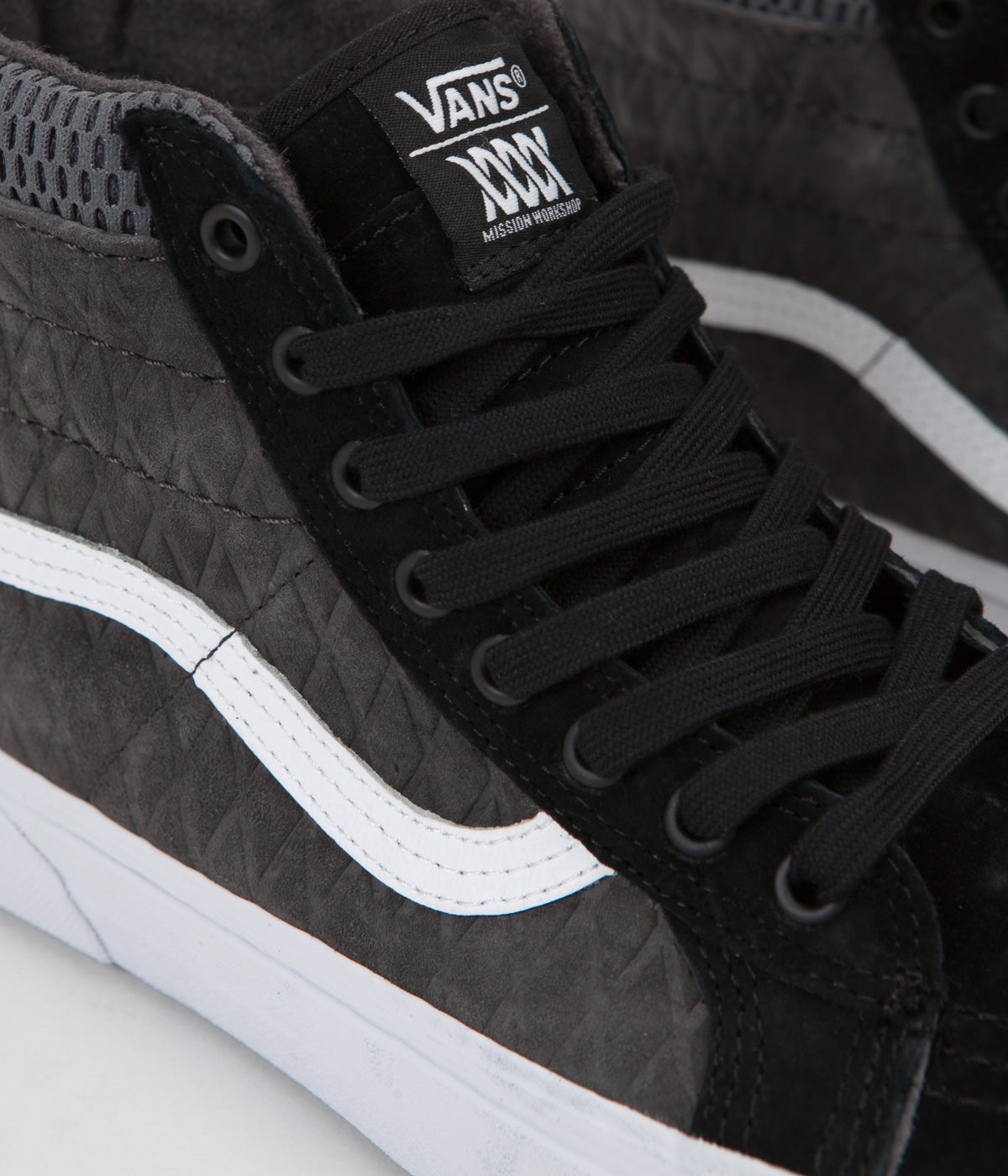 Vans x Mission Workshop Sk8-Hi MTE DX Shoes - Black / Asphalt / White ...